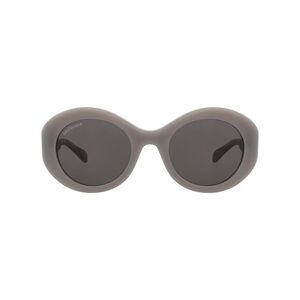 Balenciaga Round-Frame Acetate Sunglasses Grey Womens